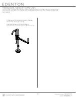 Preview for 5 page of Signature Hardware EDENTON 949202 Quick Start Manual