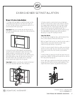 Preview for 2 page of Signature Hardware EXIRA Installation Manual