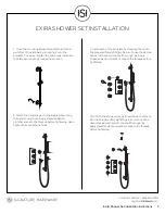 Preview for 5 page of Signature Hardware EXIRA Installation Manual