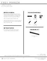 Preview for 1 page of Signature Hardware FREY 949624 Quick Start Manual