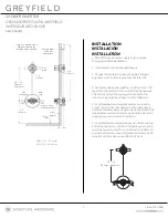 Preview for 3 page of Signature Hardware GREYFIELD 948901 Quick Start Manual