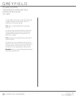 Preview for 9 page of Signature Hardware GREYFIELD 948901 Quick Start Manual