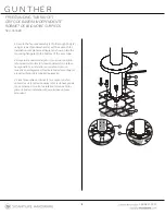 Preview for 4 page of Signature Hardware GUNTHER 953080 Quick Start Manual