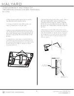 Preview for 4 page of Signature Hardware HALYARD 949781 Installation Instructions