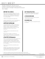 Preview for 1 page of Signature Hardware KEY WEST 948303 Installation Manual