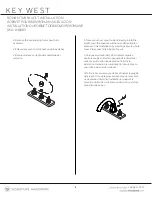 Preview for 4 page of Signature Hardware KEY WEST 948303 Installation Manual