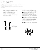 Preview for 4 page of Signature Hardware Key West 948593 Manual