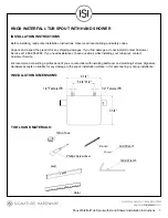 Signature Hardware KNOX WATERFALL TUB SPOUT WITH HAND SHOWER Installation Instructions preview