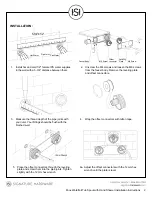 Preview for 2 page of Signature Hardware KNOX WATERFALL TUB SPOUT WITH HAND SHOWER Installation Instructions