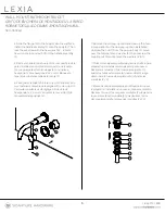 Preview for 5 page of Signature Hardware LEXIA 953764 Manual