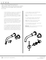 Preview for 7 page of Signature Hardware LEXIA 953764 Manual