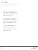 Preview for 8 page of Signature Hardware LEXIA 953764 Manual