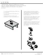 Preview for 6 page of Signature Hardware LEXIA 953765 Manual