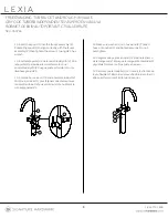 Preview for 8 page of Signature Hardware LEXIA 953765 Manual