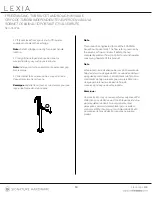 Preview for 10 page of Signature Hardware LEXIA 953765 Manual