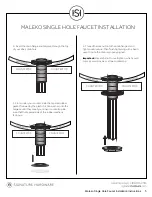 Preview for 5 page of Signature Hardware Maleko Installation Manual