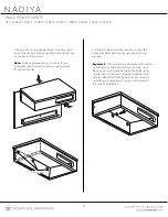 Предварительный просмотр 3 страницы Signature Hardware NADIYA 457156 Manual