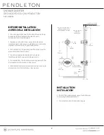 Предварительный просмотр 2 страницы Signature Hardware PENDLETON 948904 Quick Start Manual