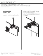 Preview for 2 page of Signature Hardware Pinecrest 948978 Installation Instructions