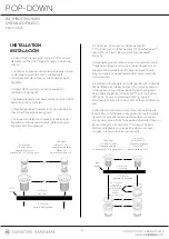 Preview for 2 page of Signature Hardware POP-DOWN SHLD100ZBN Installation Instructions