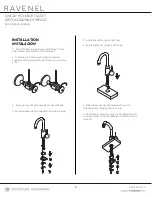 Preview for 2 page of Signature Hardware RAVENEL 948525 Manual