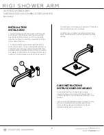 Предварительный просмотр 2 страницы Signature Hardware RIGI 949057 Quick Start Manual