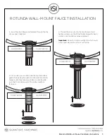 Preview for 5 page of Signature Hardware ROTUNDA Installation