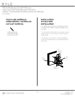 Preview for 2 page of Signature Hardware RYLE 934425 Quick Start Manual