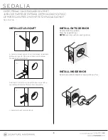 Preview for 8 page of Signature Hardware SEDALIA 951718 Manual