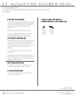 Preview for 1 page of Signature Hardware ST. AUGUSTINE 949060 Installation Instructions