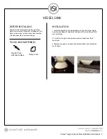 Preview for 5 page of Signature Hardware STONE TROUGH CONSOLE SINK Installation Instructions Manual