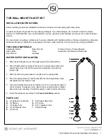 Signature Hardware Tub Wall-Mount Faucet Set Installation Instructions предпросмотр