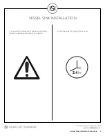 Preview for 3 page of Signature Hardware VESSEL SINK Installation Instructions