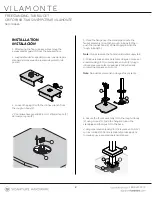 Preview for 2 page of Signature Hardware VILAMONTE 948665 Quick Start Manual