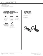 Preview for 2 page of Signature Hardware VILAMONTE 950469 Quick Start Manual