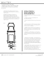 Предварительный просмотр 3 страницы Signature Hardware WHITBY 434145 Quick Start Manual