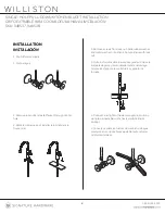 Предварительный просмотр 2 страницы Signature Hardware WILLISTON 948537 Manual