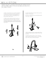 Предварительный просмотр 3 страницы Signature Hardware WILLISTON SHXCWL102 Installation