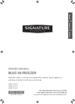 Signature Kitchen Suite SKSCF1801P Owner'S Manual preview