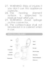 Preview for 35 page of Signature C M10 95T M Manual For Use