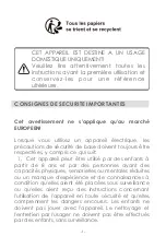 Preview for 3 page of Signature Cuvee S63N User Manual