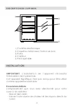 Предварительный просмотр 11 страницы Signature Cuvee S63N User Manual