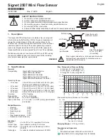 Предварительный просмотр 1 страницы Signet 2507 Quick Start Manual