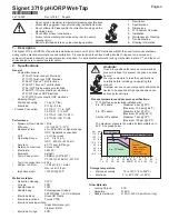 Предварительный просмотр 1 страницы Signet 3719 Manual