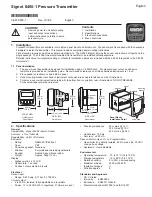 Signet 8450-1 Manual предпросмотр