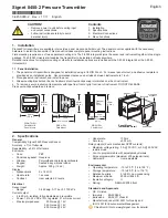 Предварительный просмотр 1 страницы Signet 8450-2 Quick Start Manual