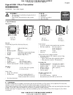 Signet 8550-1 Manual предпросмотр