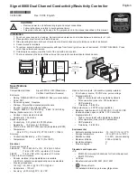 Предварительный просмотр 1 страницы Signet 8860 User Manual