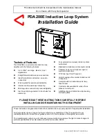 Signet PDA200E Installation Manual предпросмотр