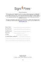 Preview for 19 page of Signi Fires Element 120 User Manual